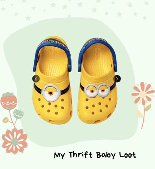 Preloved Minion Crocs clogs C9 (4 years)